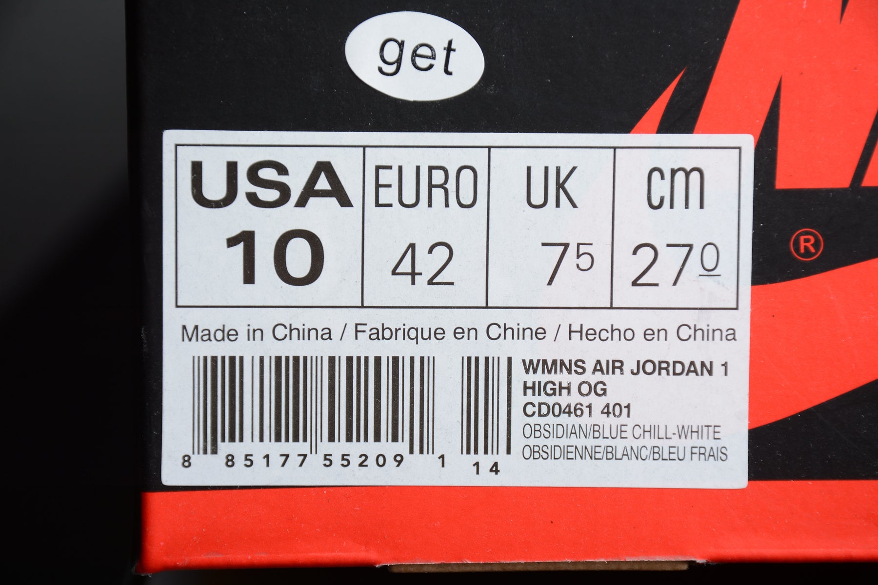 Air Jordan 1 Retro High OG "Obsidian/University Blue" - Image 9