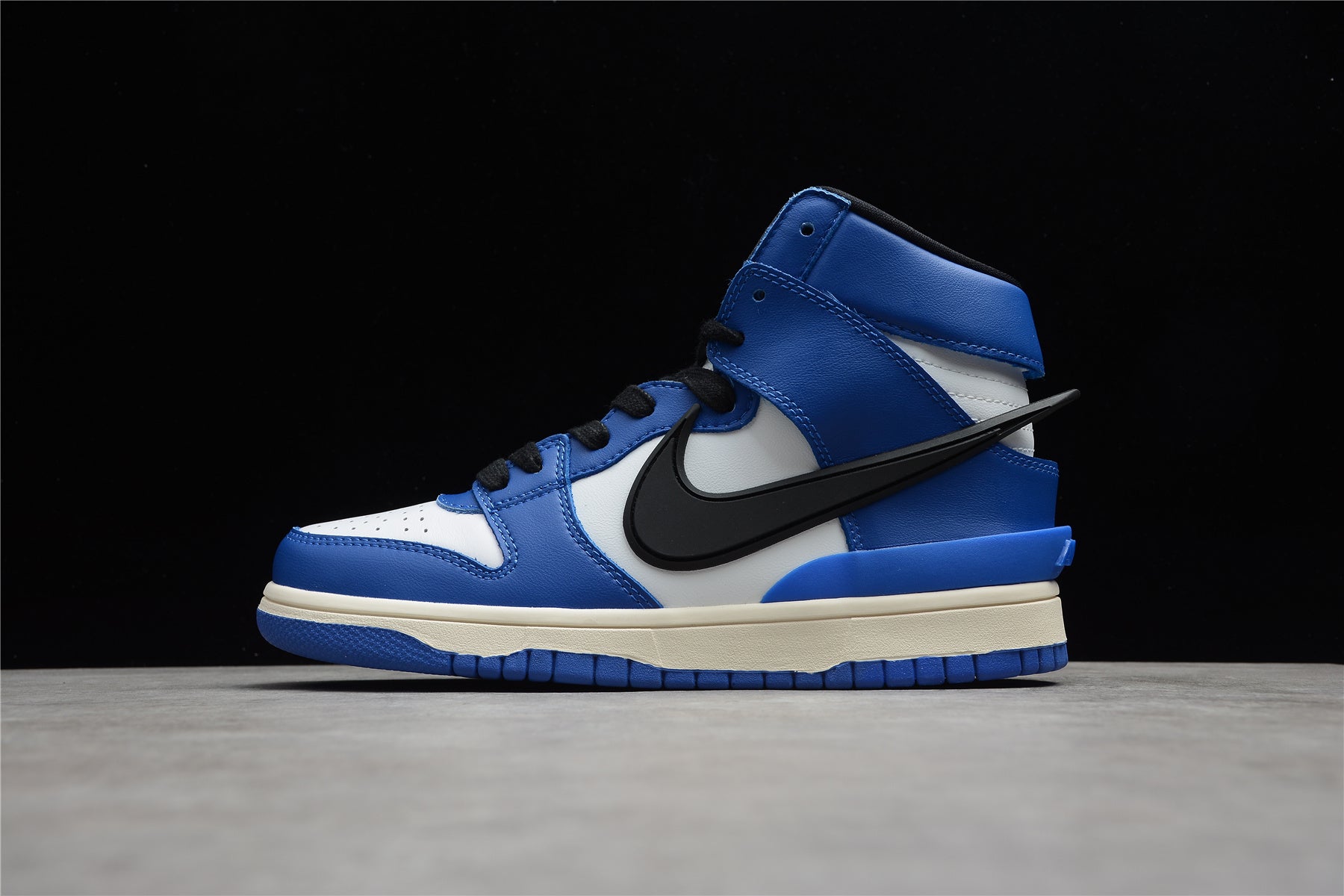 AMBUSH x NK Dunk Hi “Deep Royal Blue” CU7544-400 - Image 3