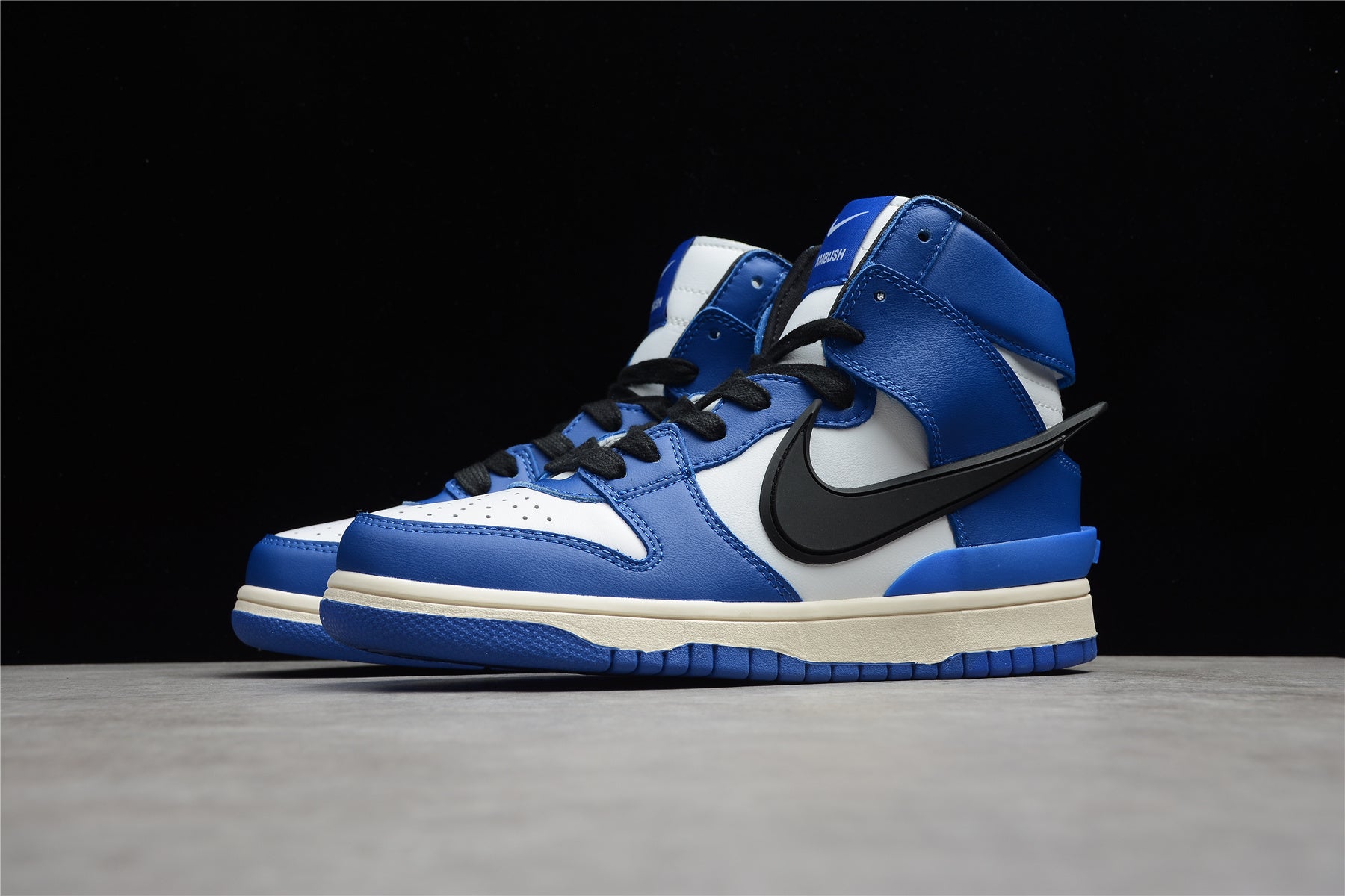 AMBUSH x NK Dunk Hi “Deep Royal Blue” CU7544-400 - Image 4