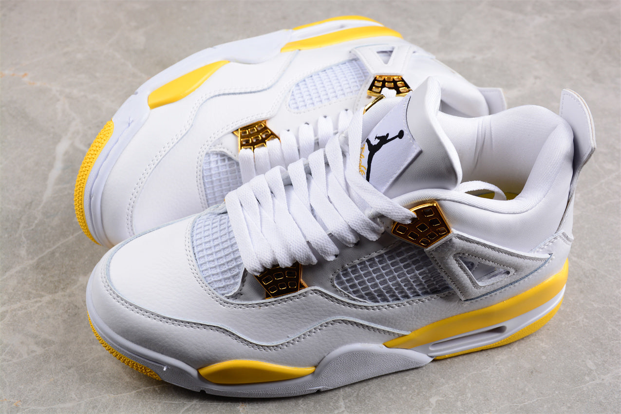 Air Jordan 4 WMNS “VividSulfur” AJ4 AQ9129-101 - Image 3