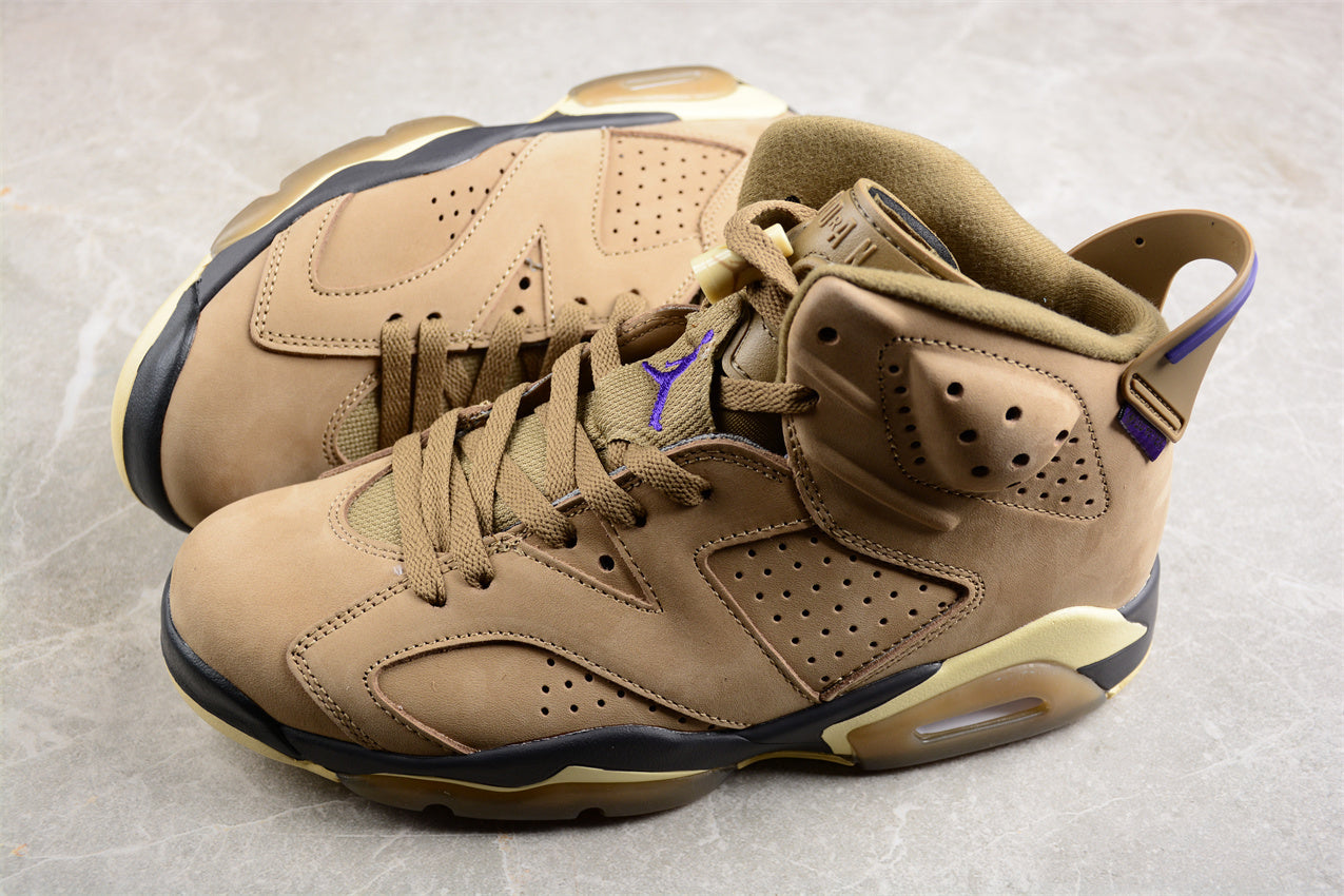 Air Jordan 6 Gore-Tex "Brown Kelp" AJ6 FD1643-300 - Image 2