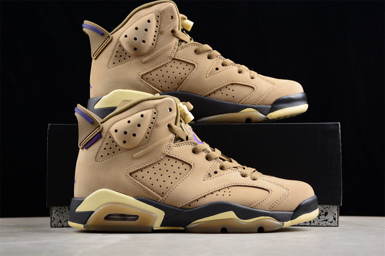 Air Jordan 6 Gore-Tex "Brown Kelp" AJ6 FD1643-300 - Image 4