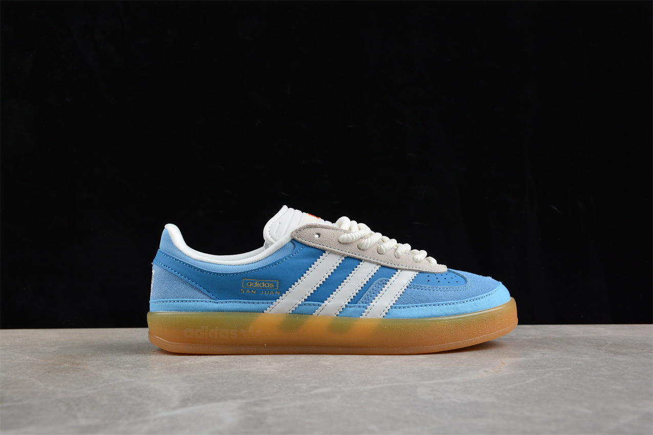 Bad Bunny adidas Gazelle Indoor — Blue and white - Image 2
