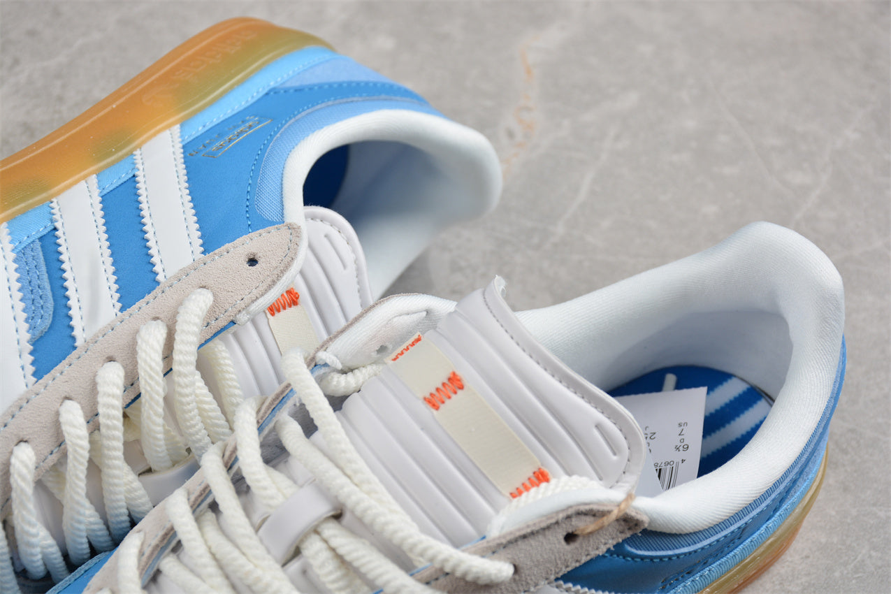 Bad Bunny adidas Gazelle Indoor — Blue and white - Image 8