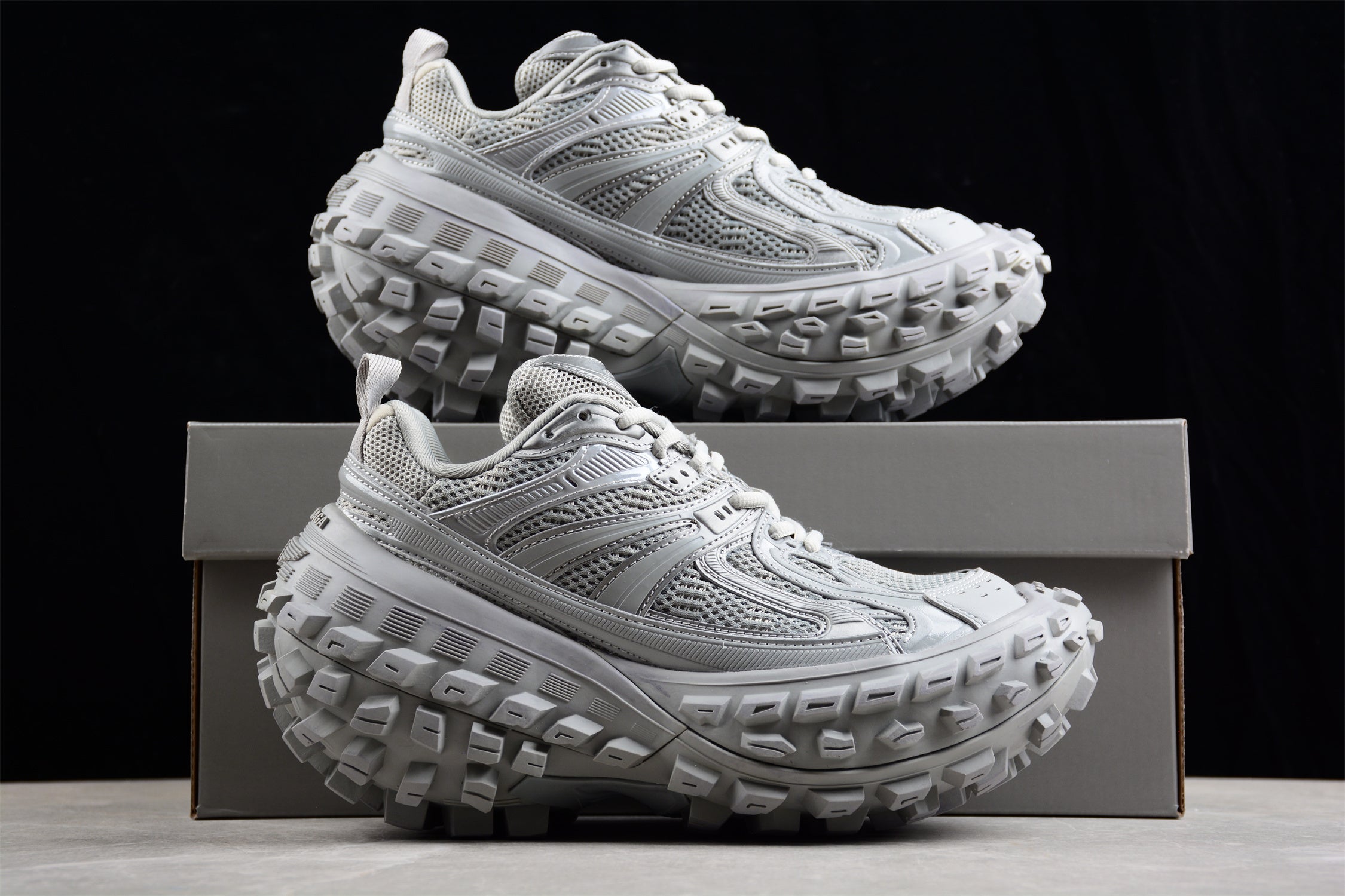 Balenciaga Defender Rubber Platform Sneakers W2RA61200 - Image 3