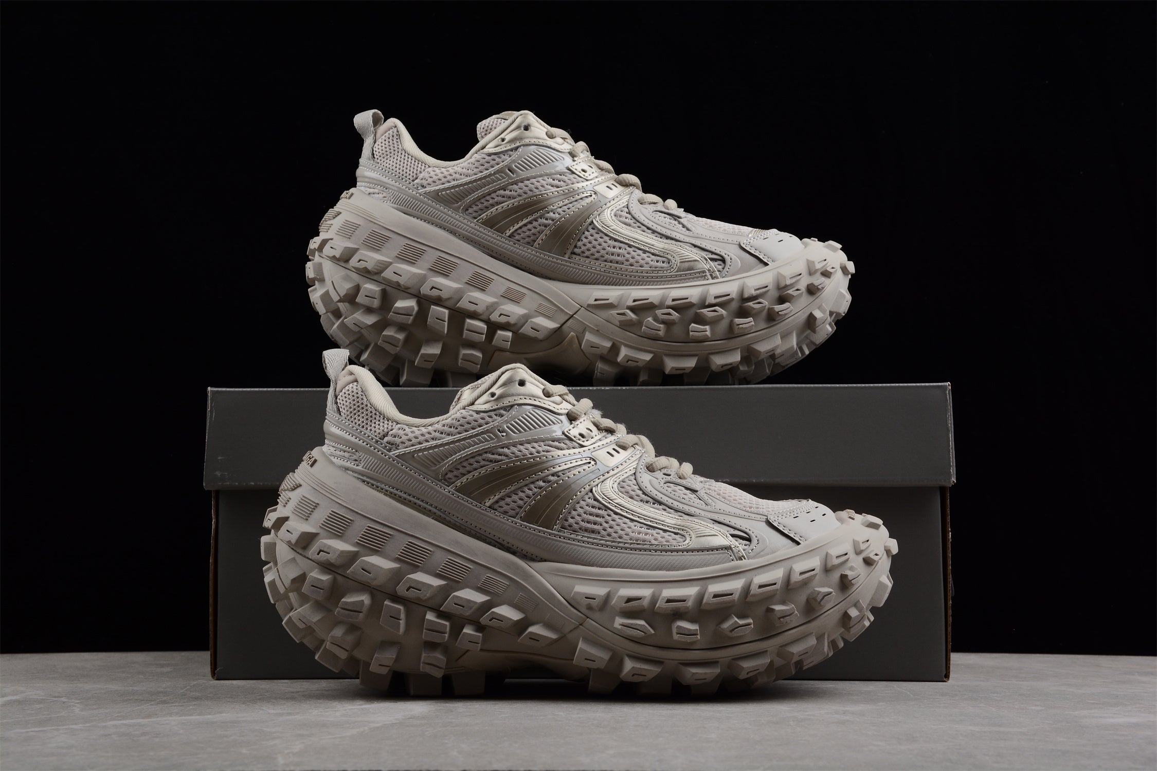 Balenciaga Defender Rubber Platform Sneakers - Image 3