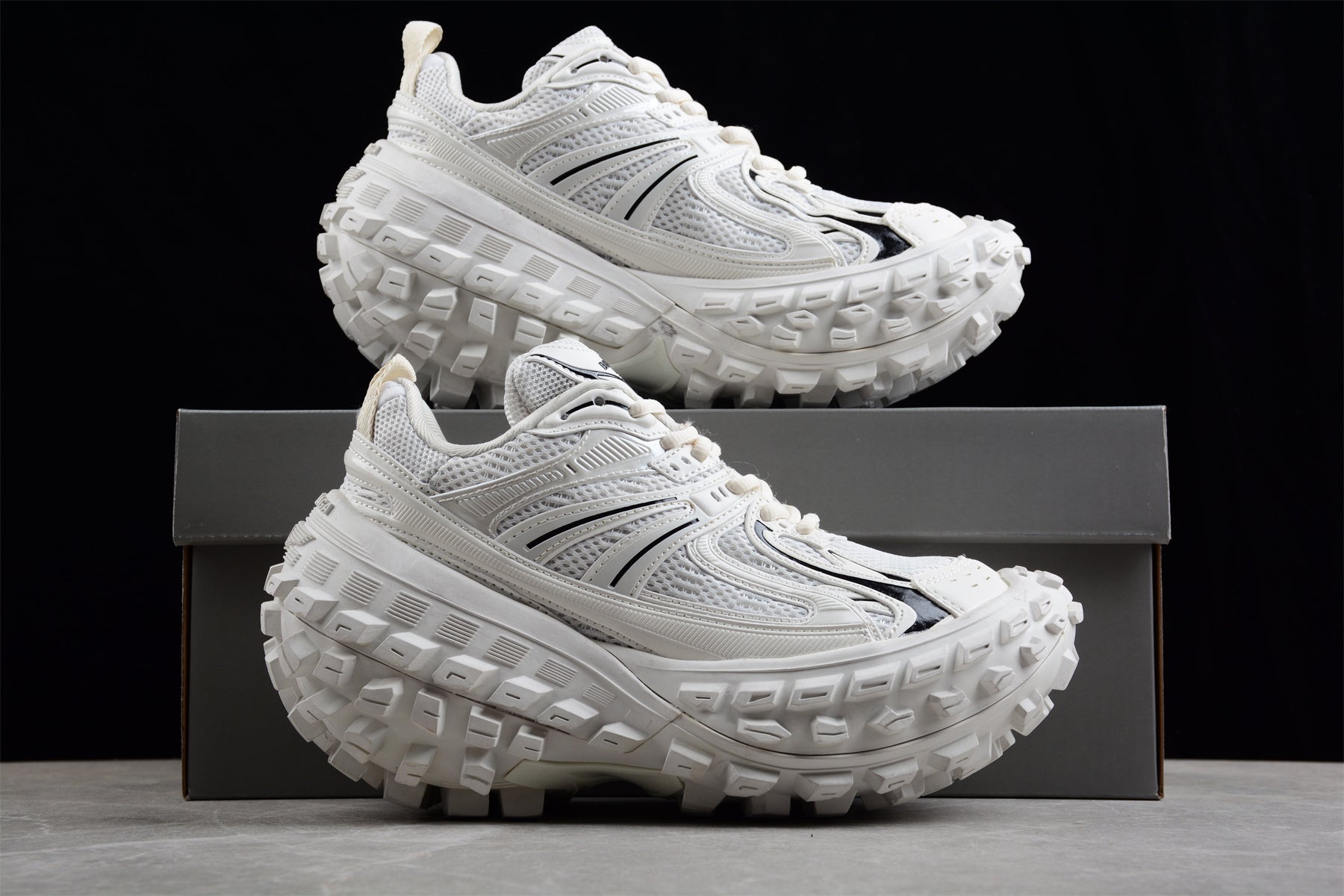 Balenciaga Defender Rubber Platform Sneakers W2RAA9110 - Image 3