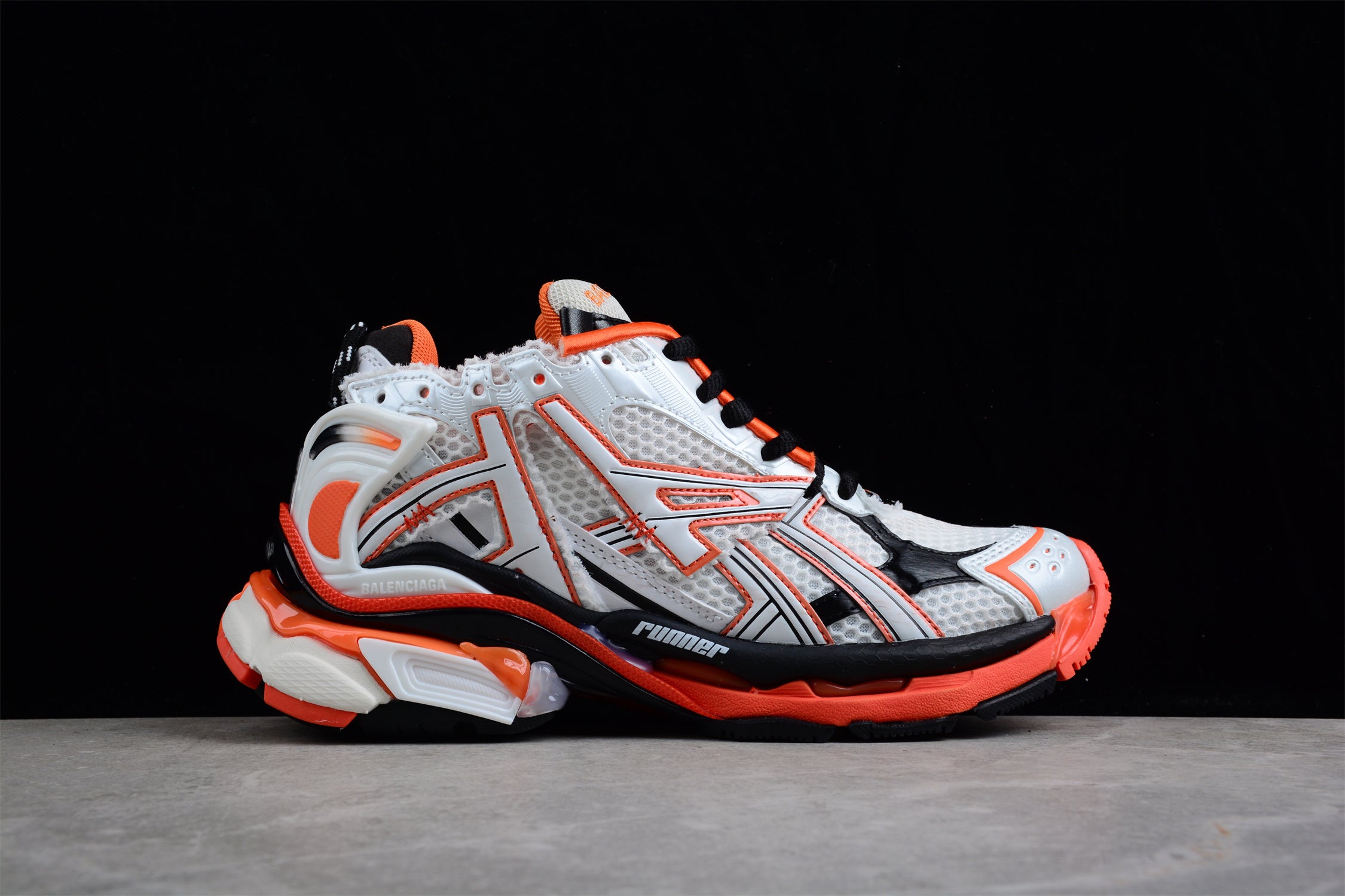 Balenciaga Runner Sneaker White Orange