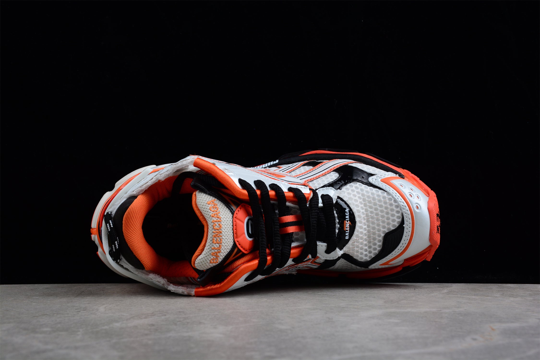 Balenciaga Runner Sneaker White Orange - Image 5