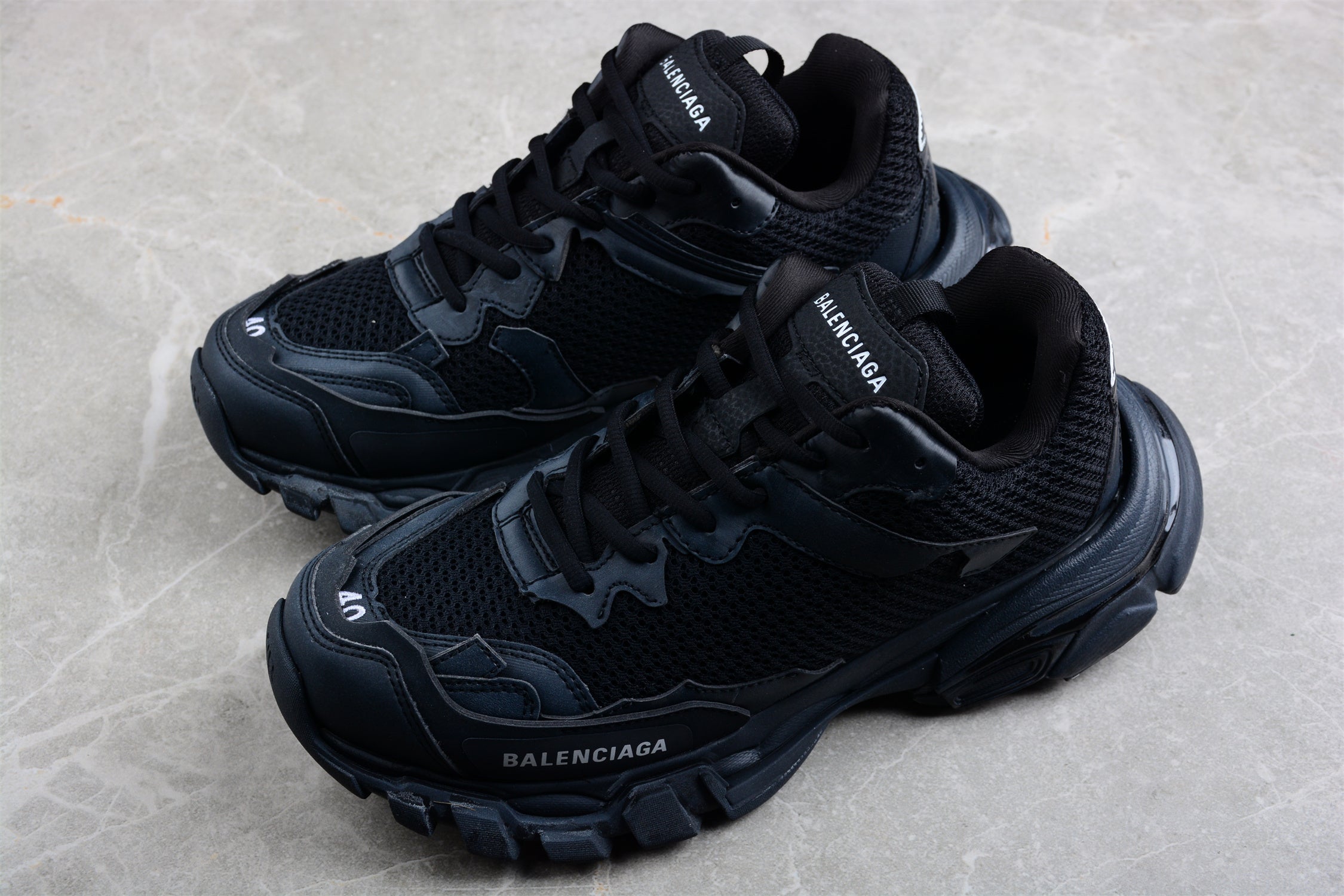 Balenciaga Track.3 Distressed Sneakers - Image 3