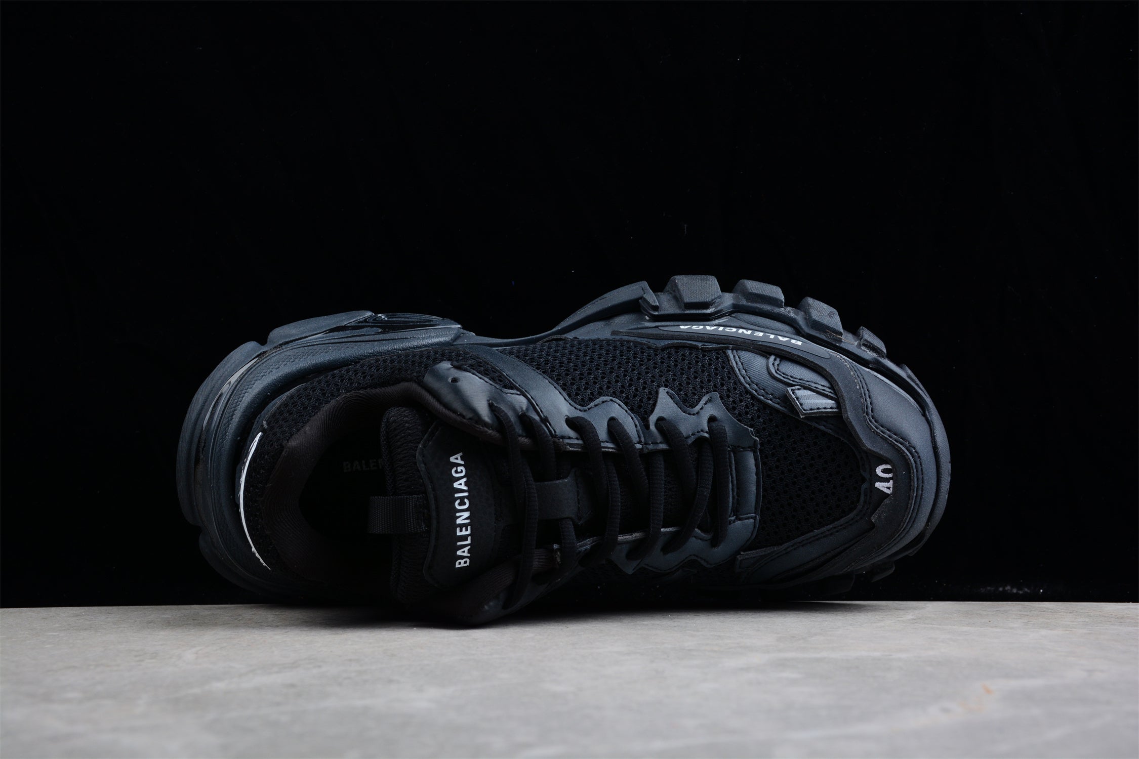 Balenciaga Track.3 Distressed Sneakers - Image 4