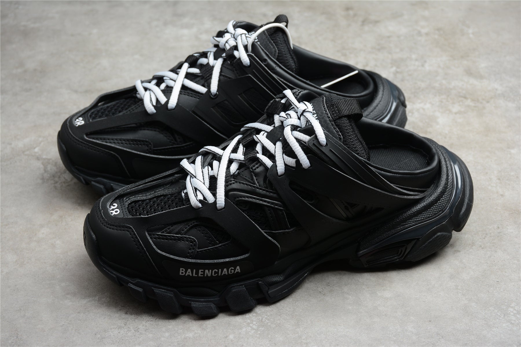 Balenciaga Track Mule Black 353813-W3CP3-1000 - Image 3