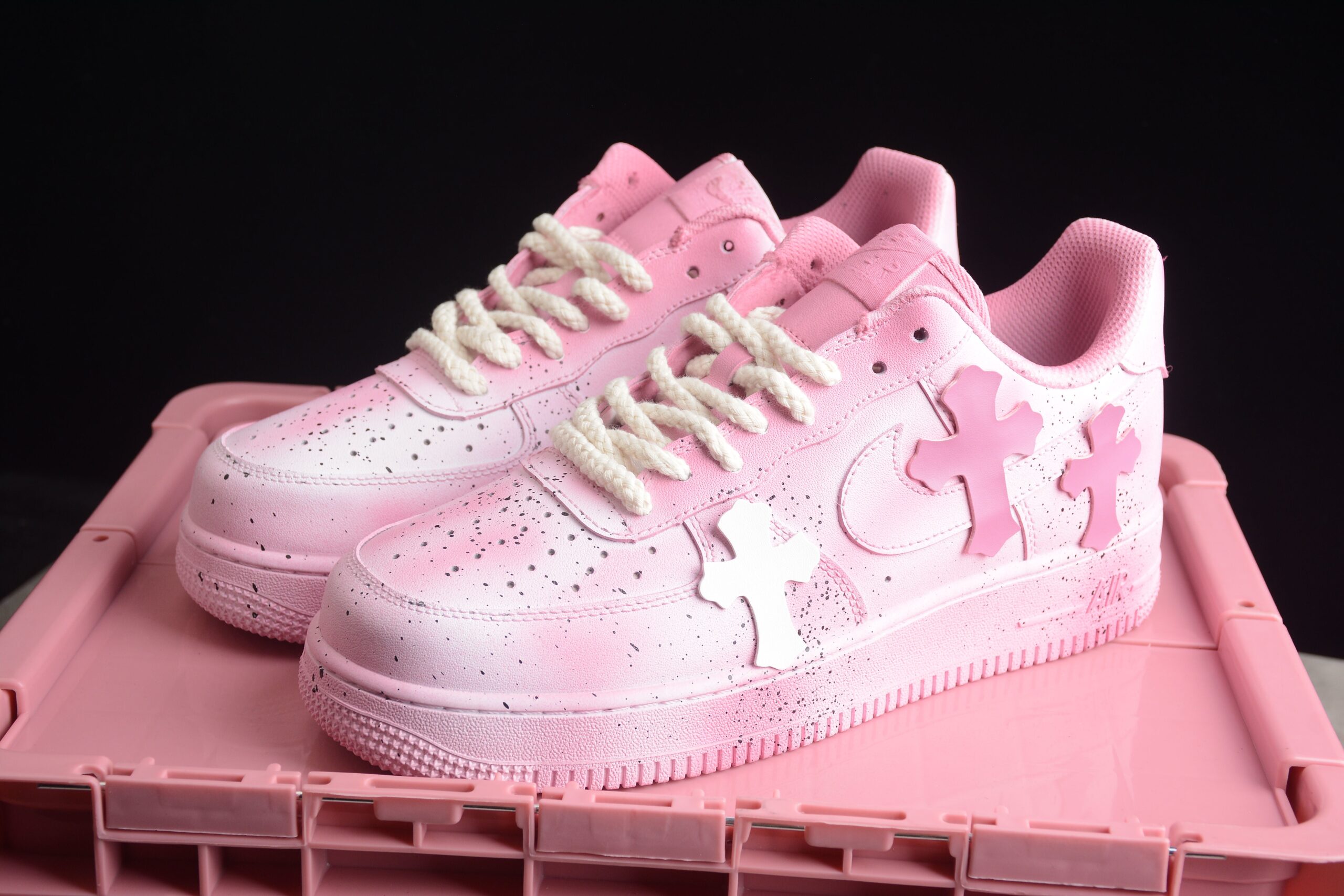 Chromehearts x Nk Air Force 1'07 Low DD8959-100 - Image 3