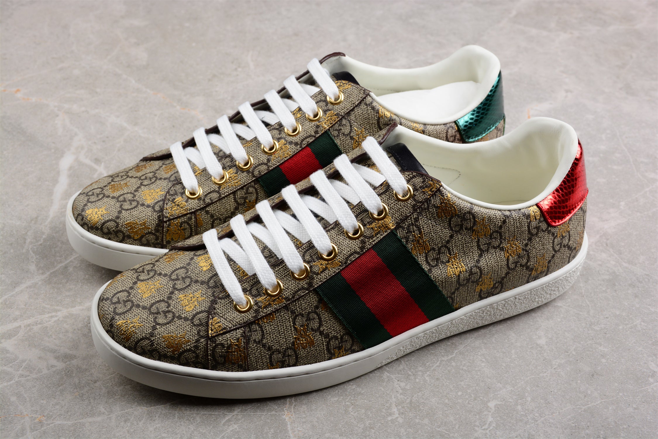 GUCCI ACE EMBROIDERED LOW-TOP - Image 3
