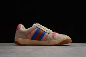 GUCCI Screener Series GG Enamel Pink Blue