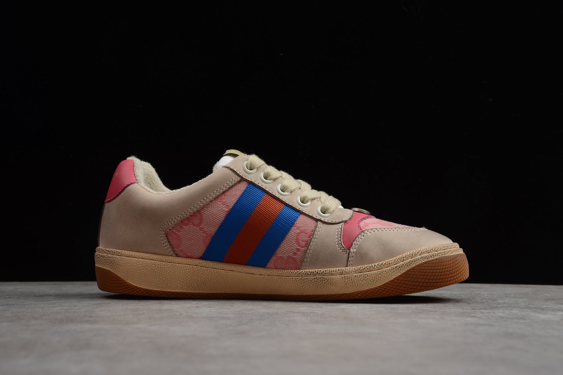 GUCCI Screener Series GG Enamel Pink Blue