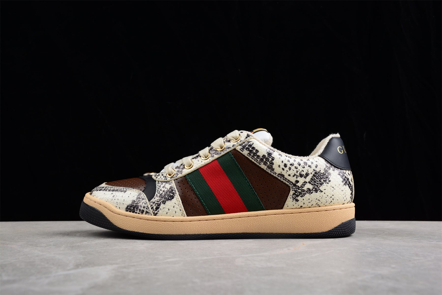 GUCCI Screener animalier low top sneakers - Image 2