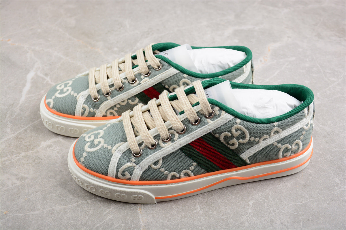 Gucci Tennis 1977 Low-Top Sneakers Women’s Blue - Image 3