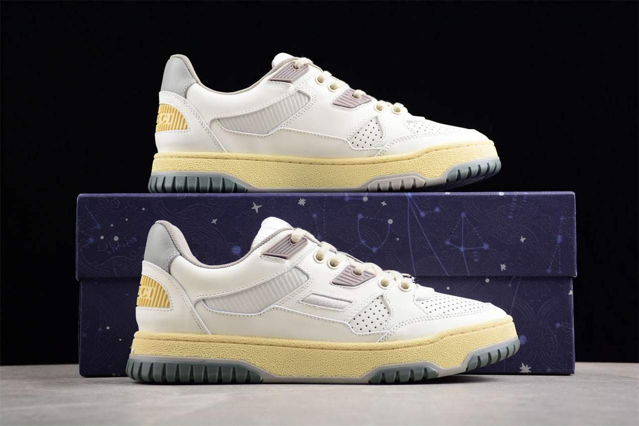 GUCCI leather versatile distressed off white - Image 4