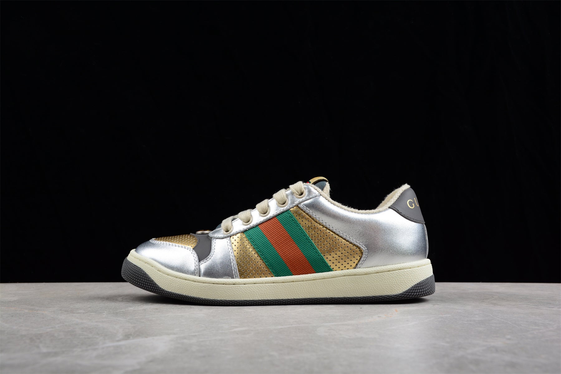Gucci Screener Silver Gold Best Quality - Image 2