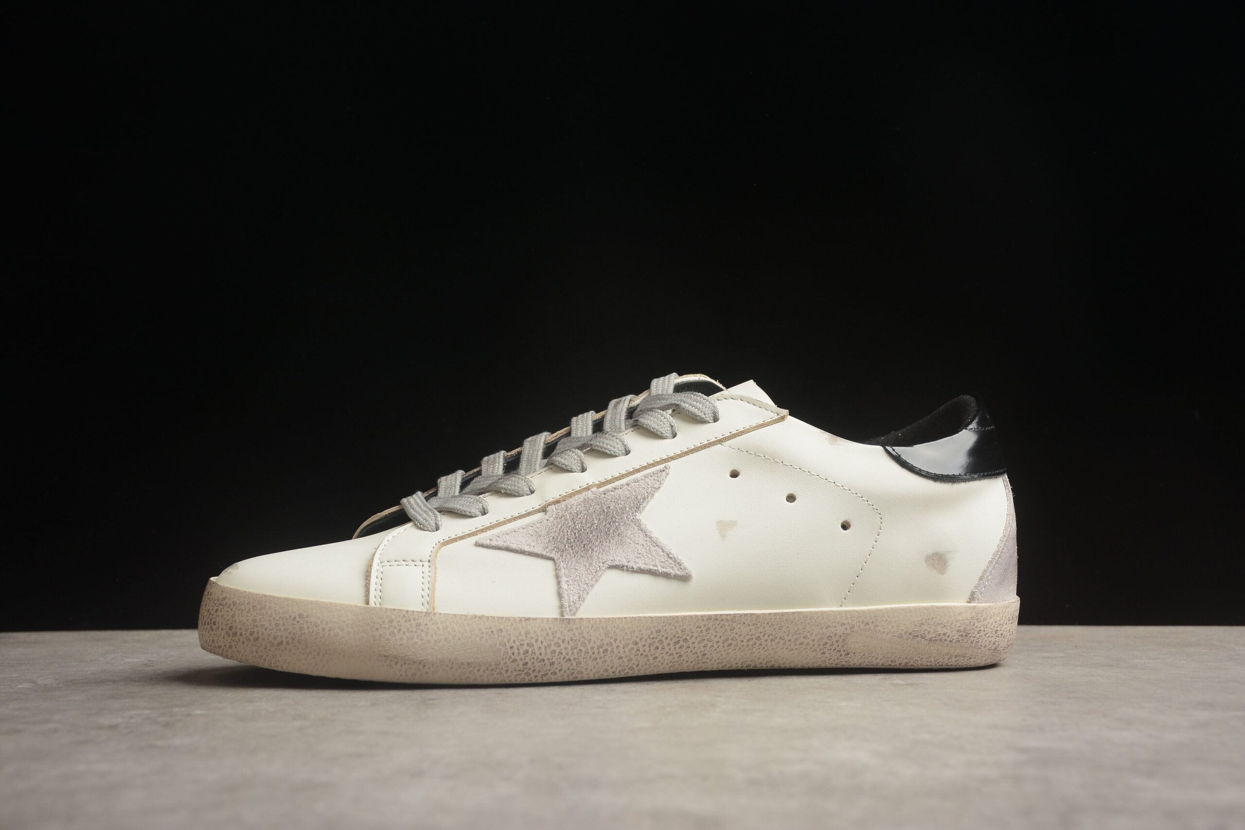 Golden Goose Men's Leather Sneakers, Super Star - Image 2