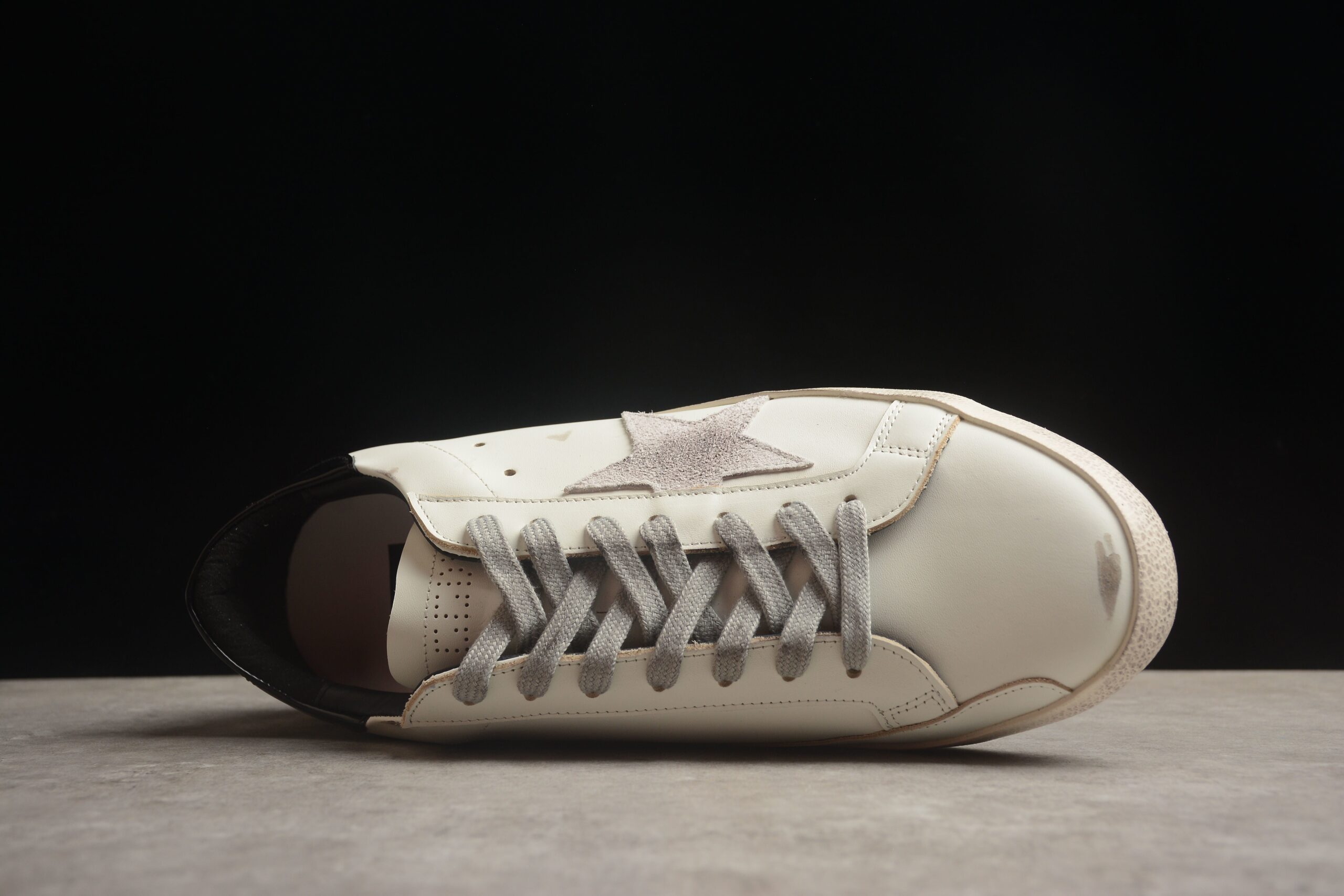 Golden Goose Men's Leather Sneakers, Super Star - Image 5