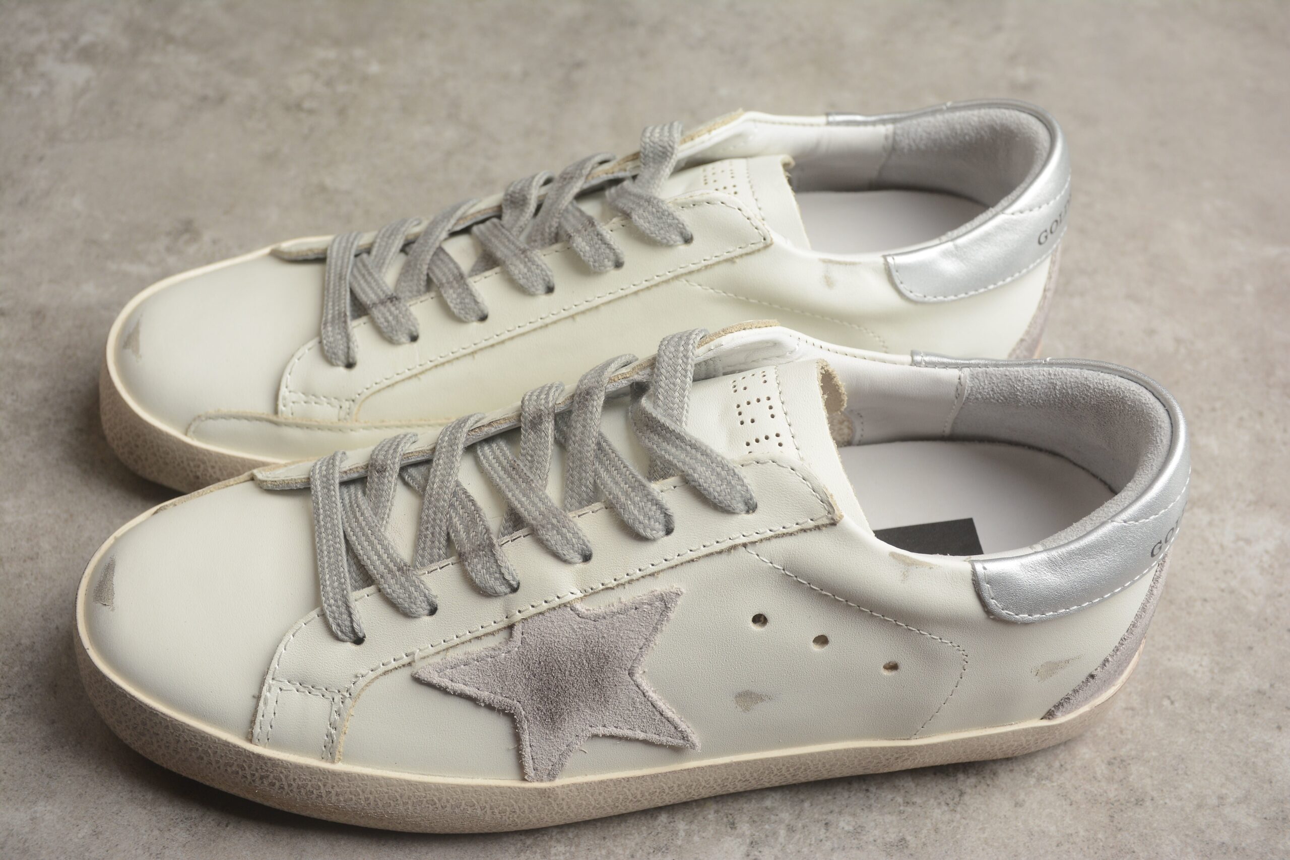 Golden Goose Super-Star White Silver (Women's) - Image 3