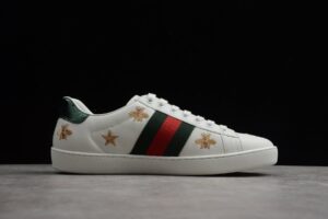Gucci Ace Embroidered Bees and Stars