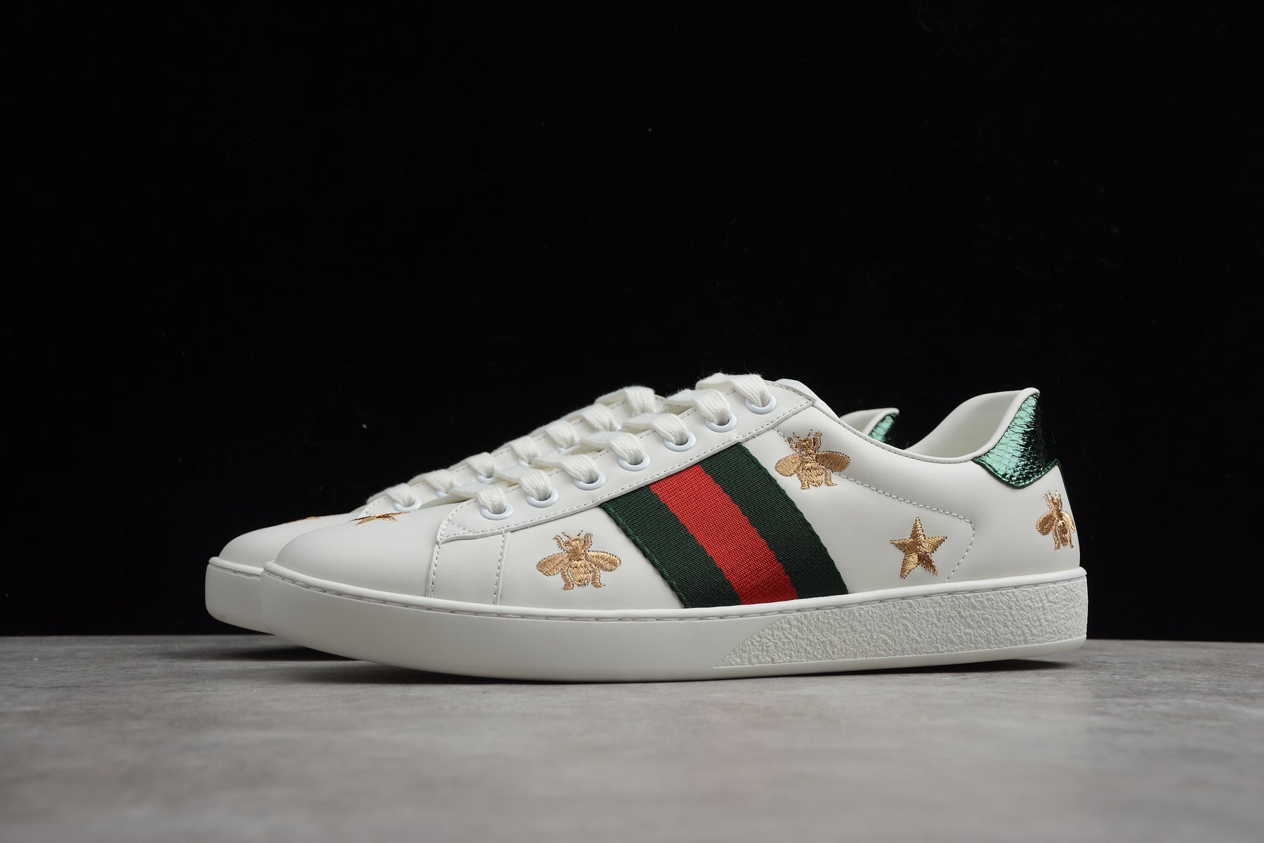 Gucci Ace Embroidered Bees and Stars - Image 4
