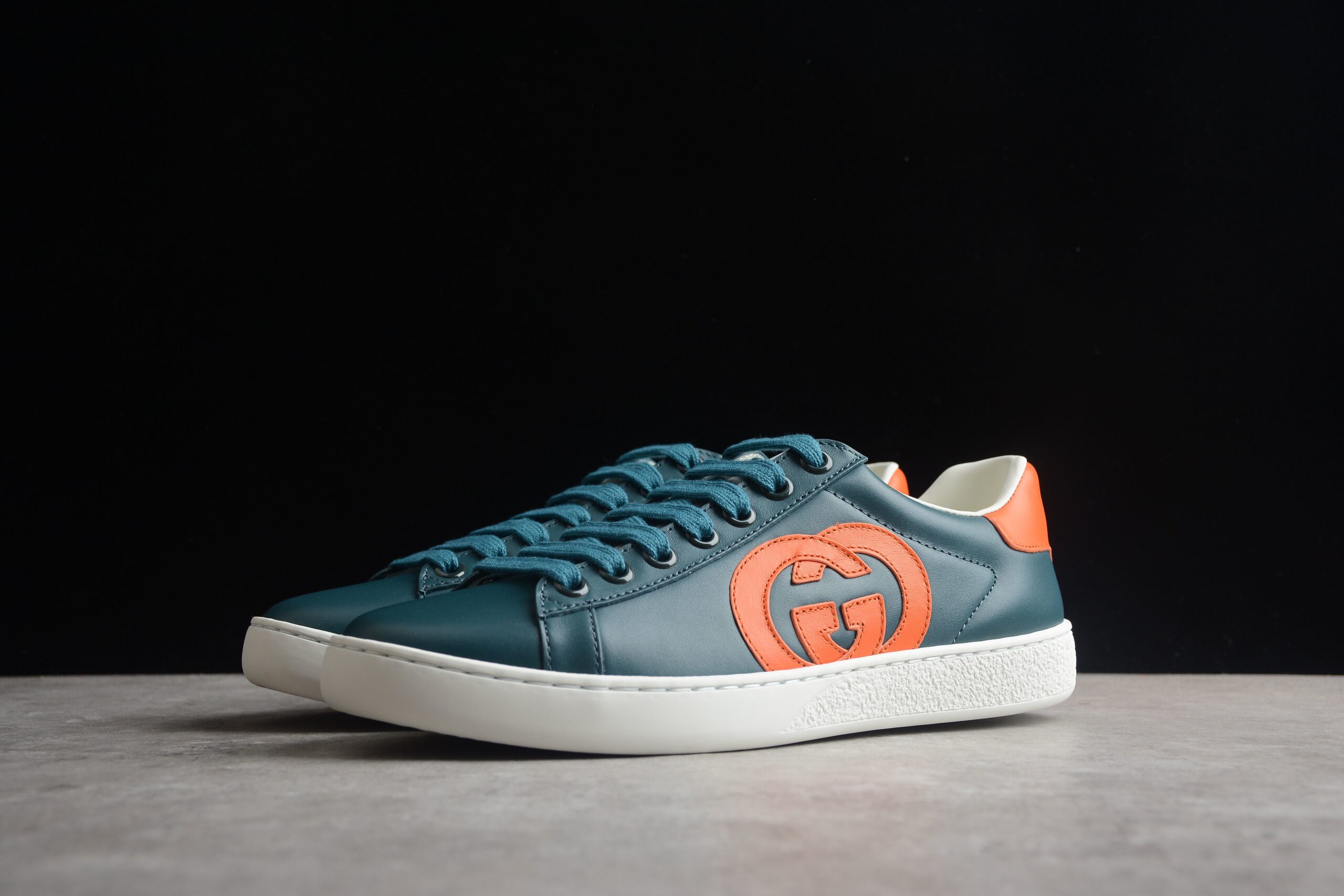 Gucci Ace Interlocking GG Teal - Image 4