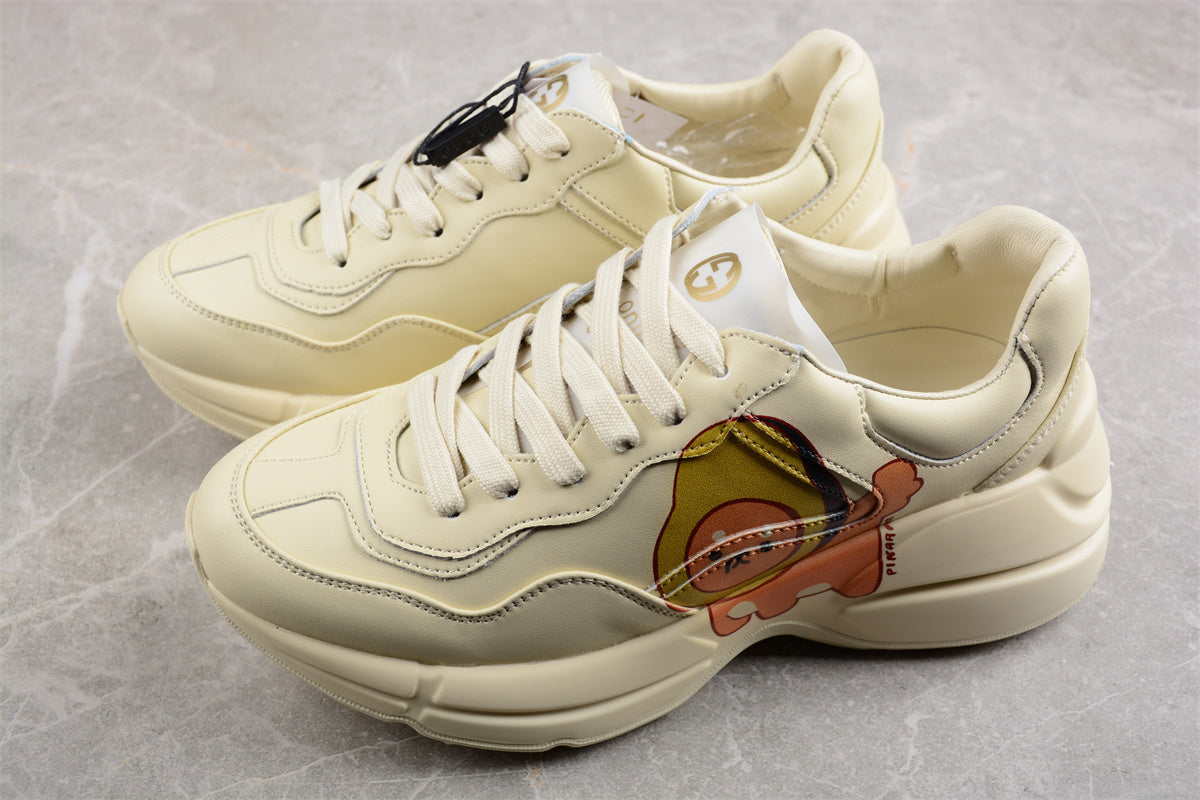 Gucci Apollo Leather Sneaker R.S in Ivory BWB - Image 3