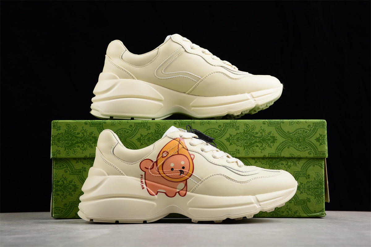 Gucci Apollo Leather Sneaker R.S in Ivory BWB - Image 4