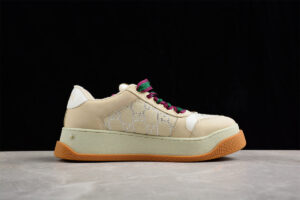 Gucci Canvas Screener Flatform Sneakers