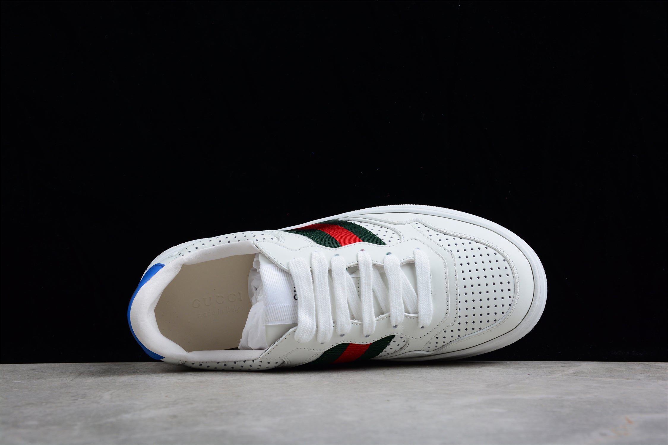 Gucci Chunky GG Web Sneaker White Blue - Image 5