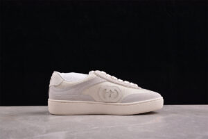 Gucci G74 White Suede