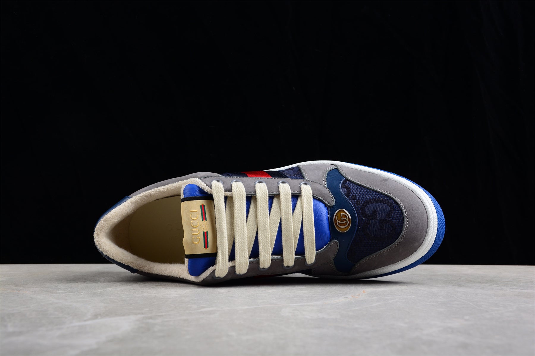 Gucci GG Screener Grey Navy - Image 5