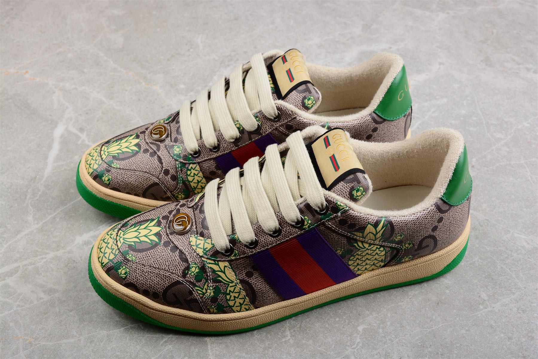 Gucci GG Supreme Maxi Pineapple Rose - Image 3