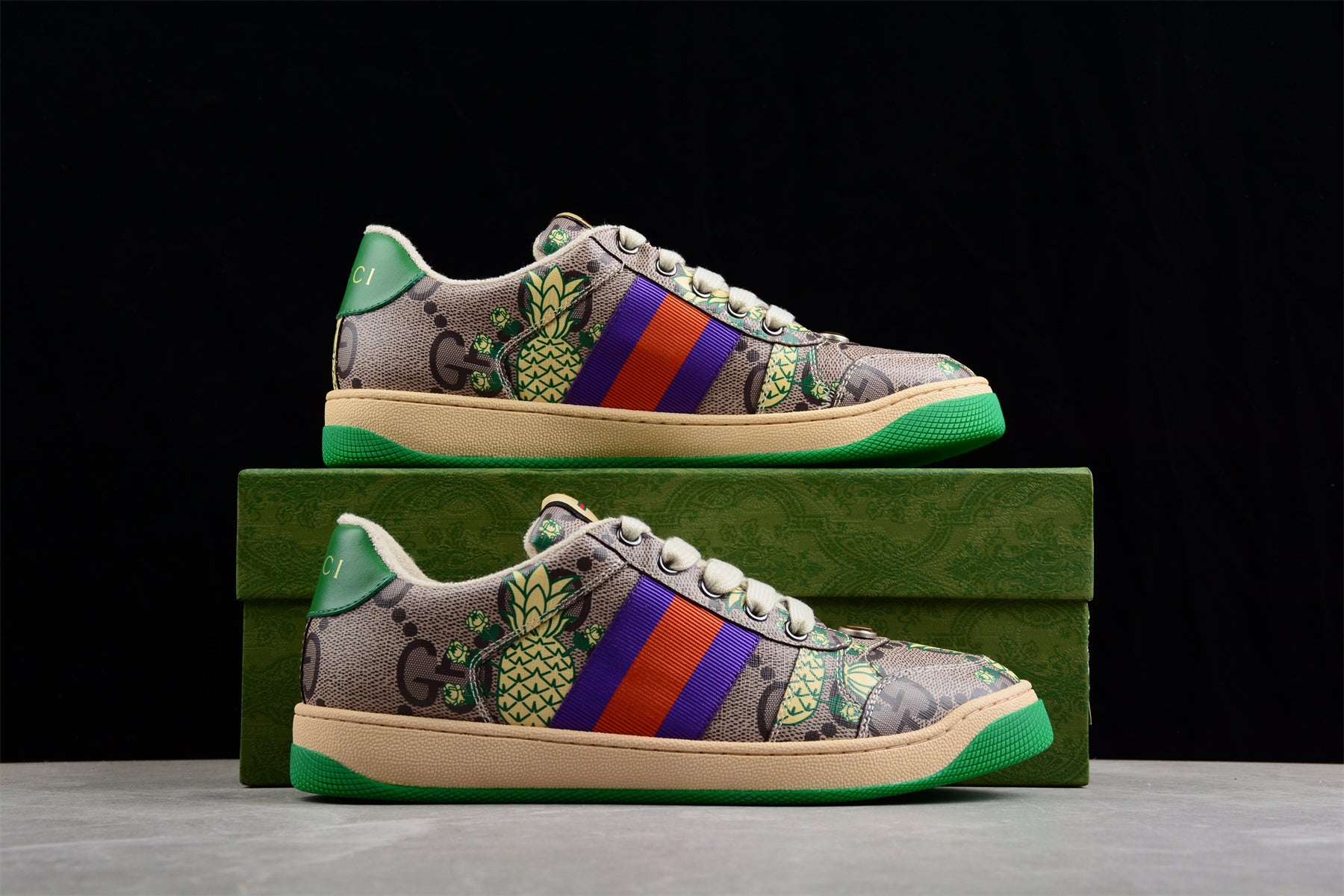 Gucci GG Supreme Maxi Pineapple Rose - Image 4