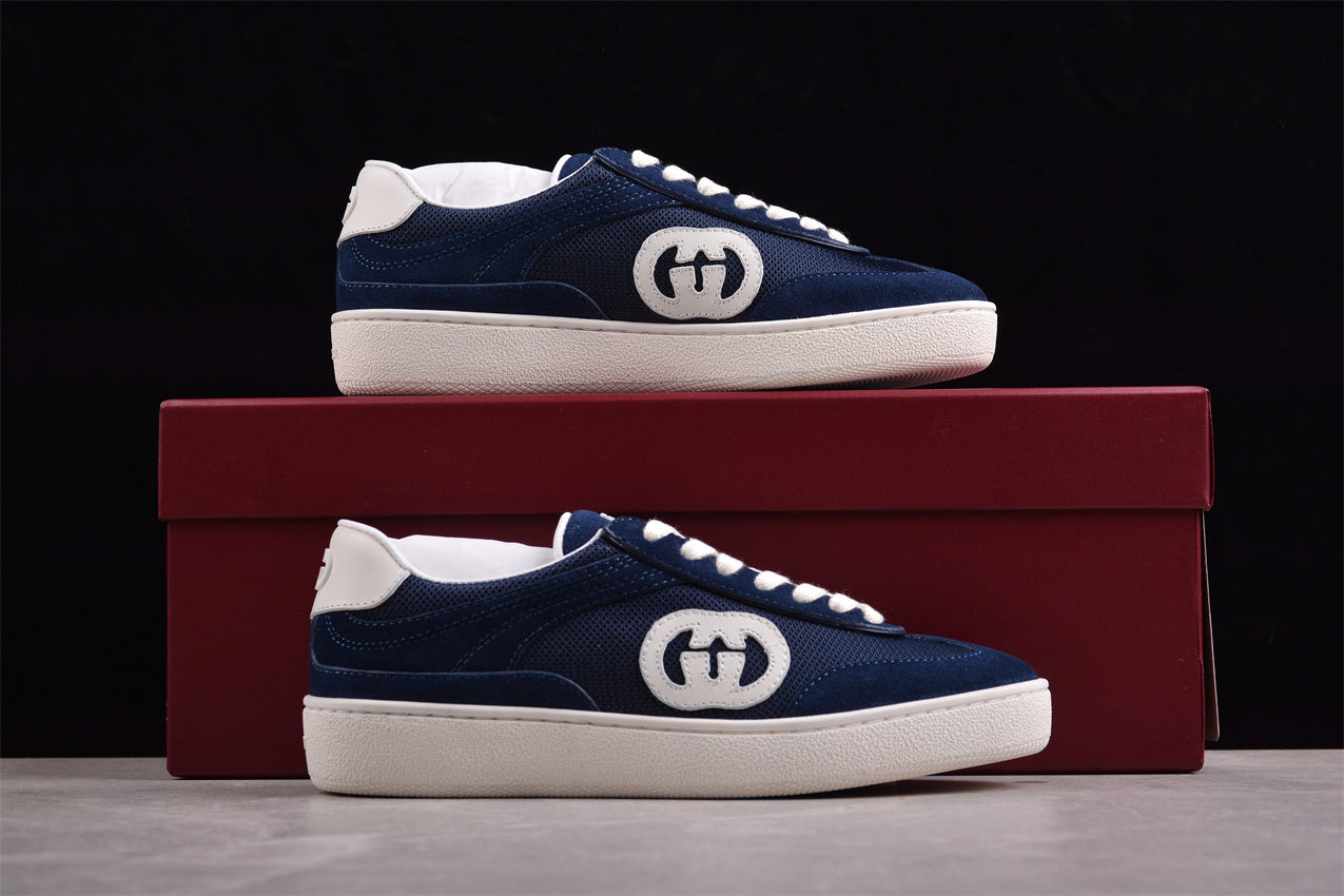 Gucci Gucci Logo Embroidered Low-Top Sneakers - Image 4