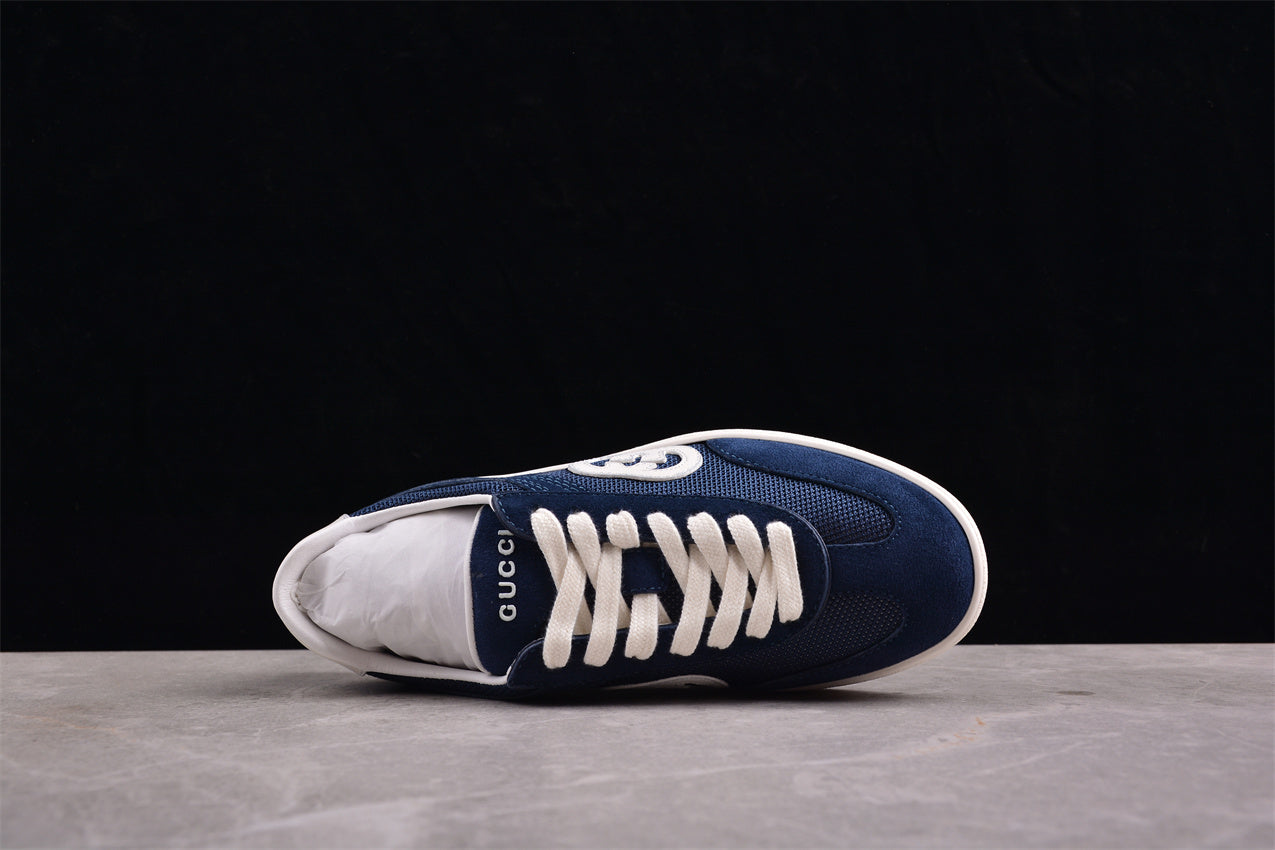 Gucci Gucci Logo Embroidered Low-Top Sneakers - Image 5