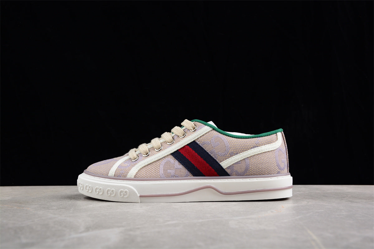 Gucci Jumbo GG Tennis 1977 Beige Lilac Canvas - Image 2