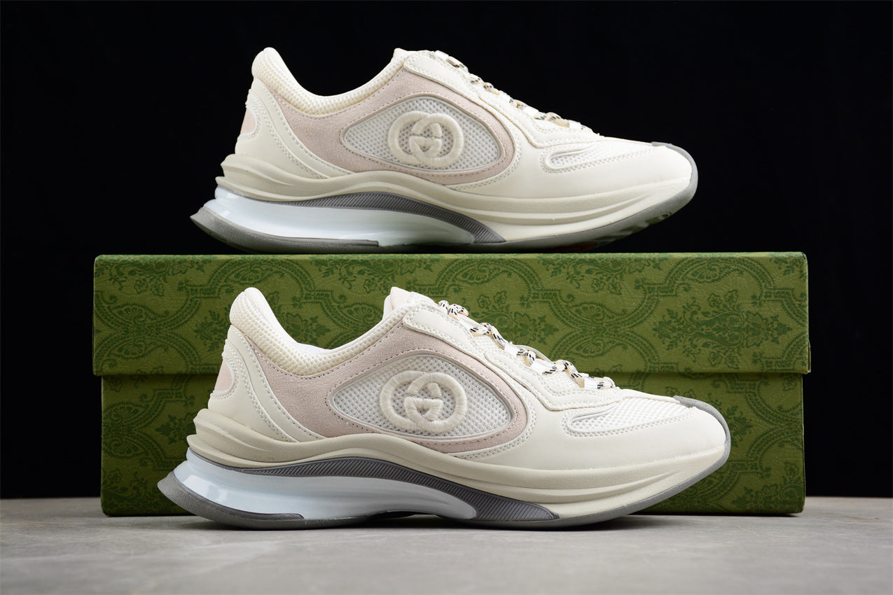 Gucci Run White Suede (Women's) - Image 4