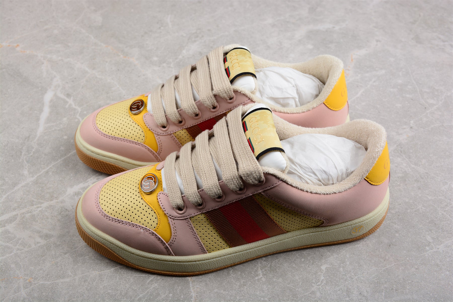 Gucci Screener 'Pink Yellow Brown' - Image 3