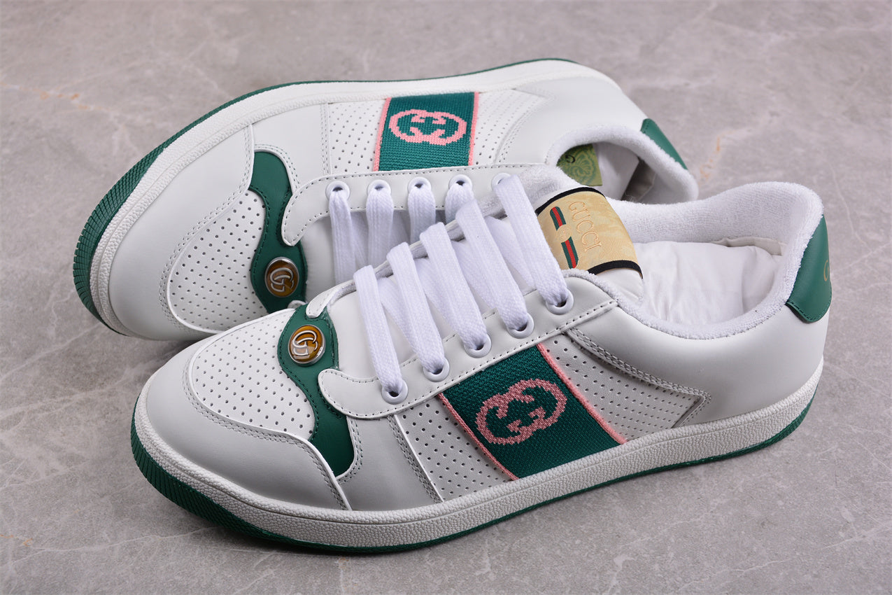 Gucci Screener White Green - Image 3