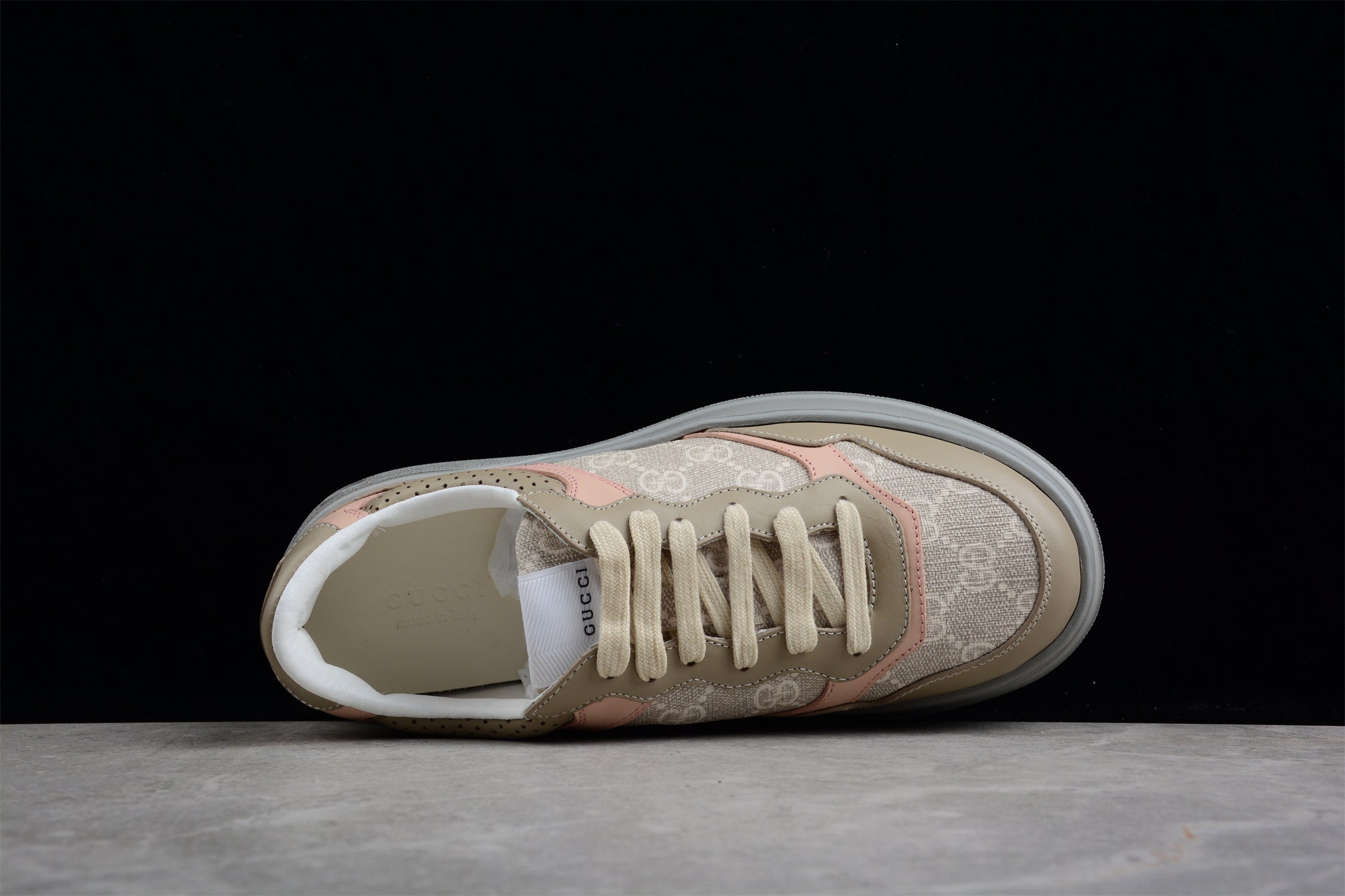 Gucci Taupe GG Sneakers - Image 5