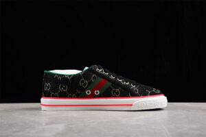Gucci Tennis 1977 GG Logo Black Multi