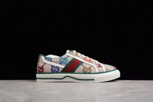 Gucci Tennis 1977 GG Logo White Multi