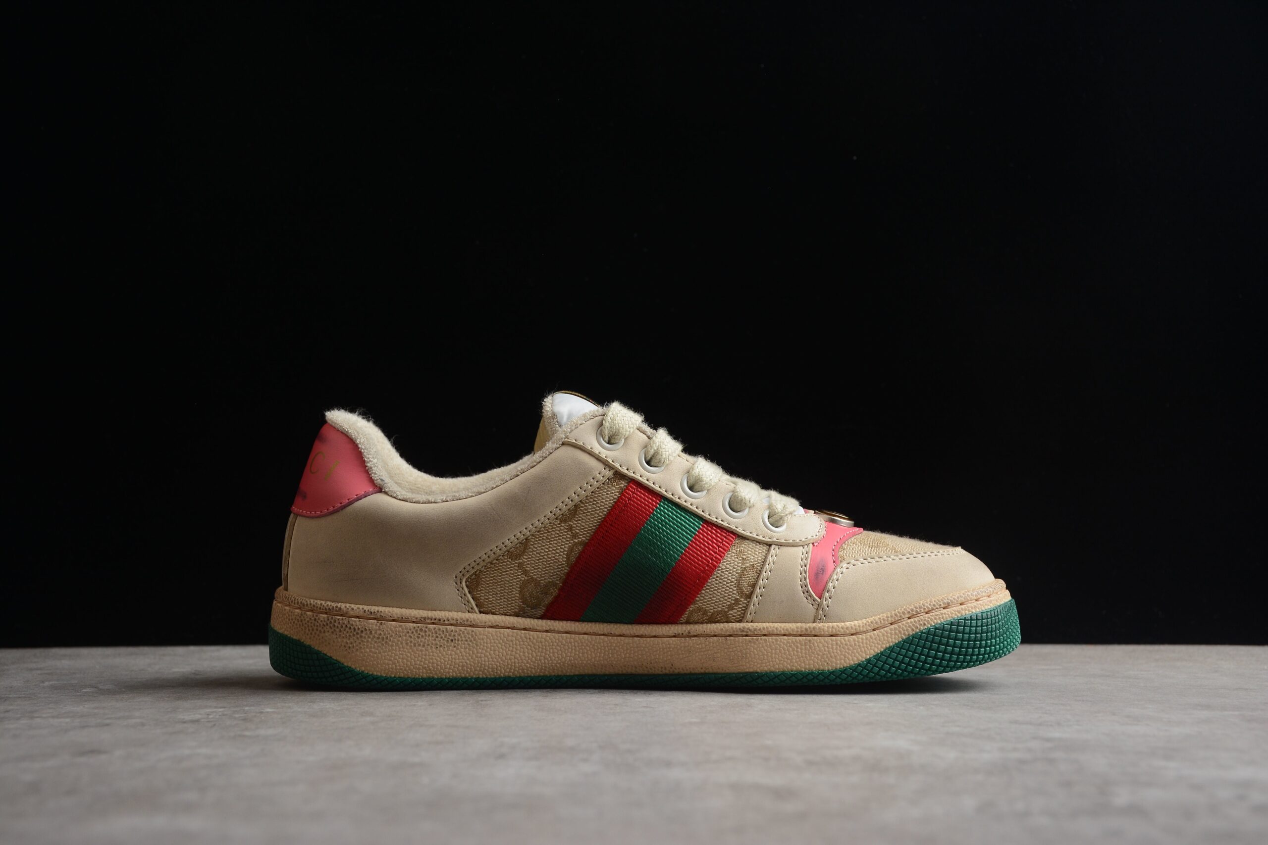 Gucci(WMNS) Screener 'Distressed Pink Green