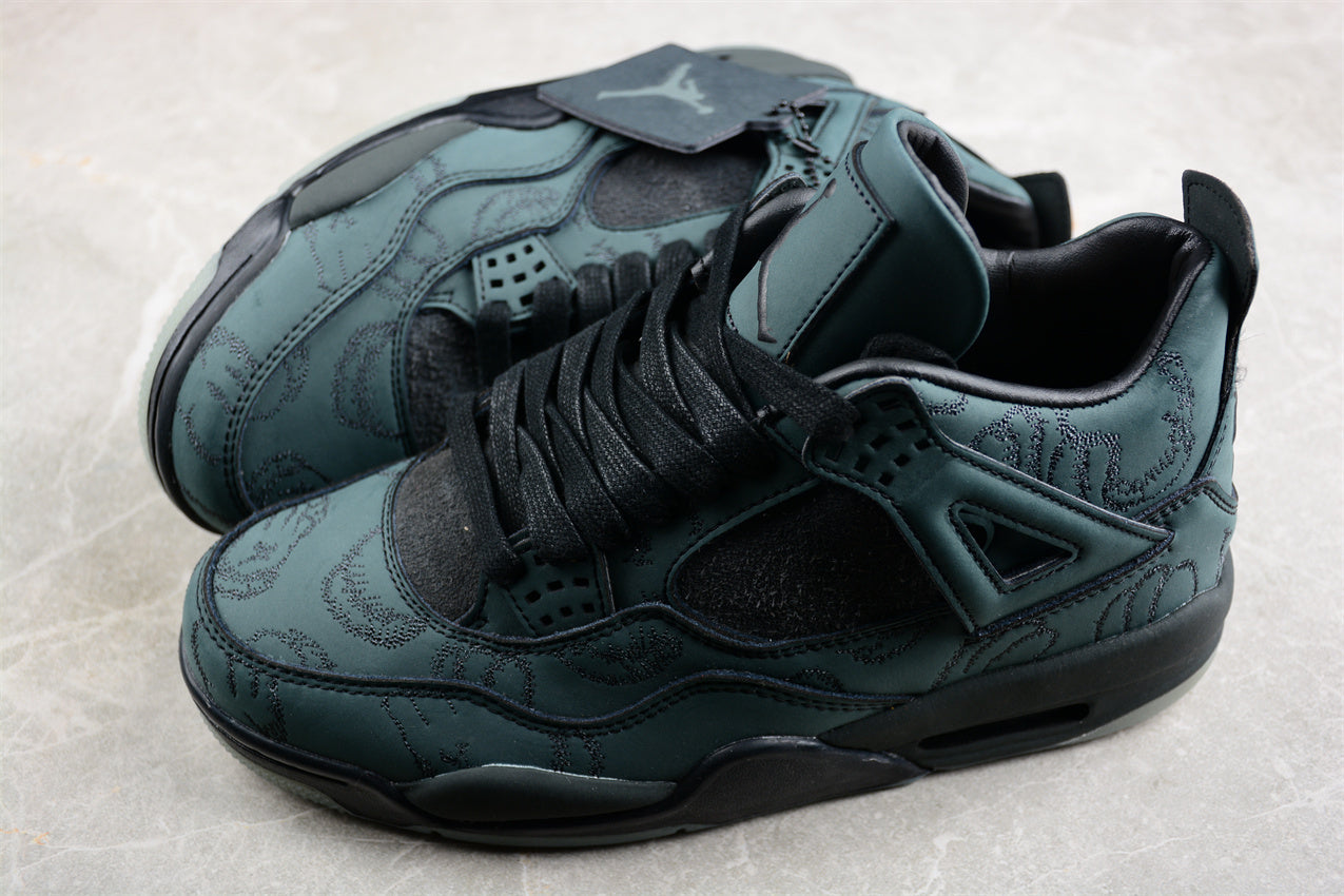 Kaws x Air Jordan 4 Black AJ4 930155-001 - Image 2