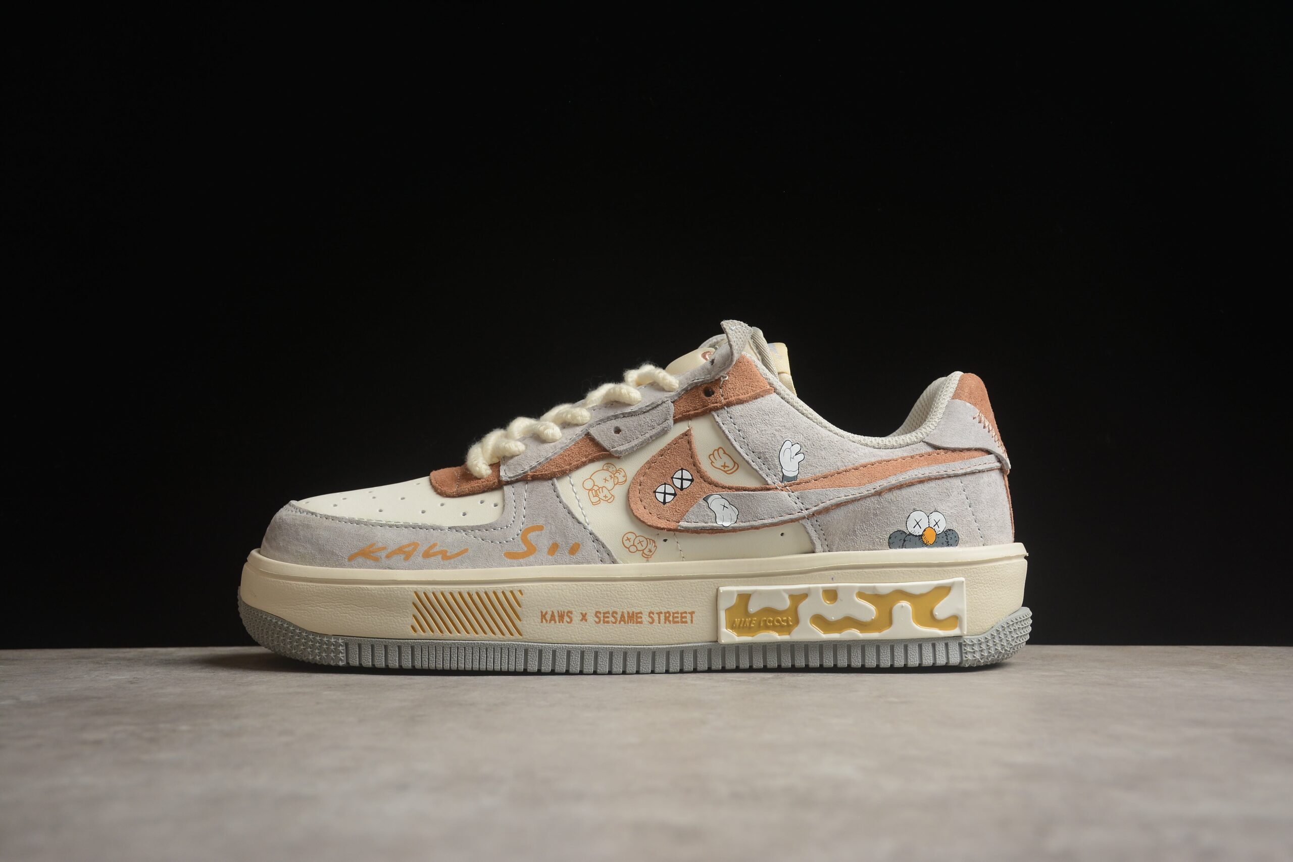 Kaws x NK Air Force 1'07 Low CW6688-608 - Image 2
